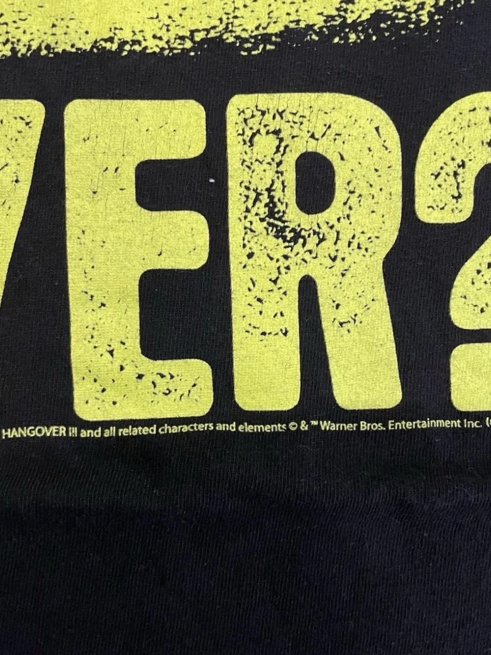 The Hangover 3 T-shirt What Up Player Size XL Movie Promo Merch Galifinakis - Picture 3 of 6